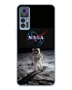 Чехол для TCL K23 5G с картинкой «Астронавт на Луне»