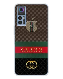 Чехол для TCL K23 5G с картинкой «Gucci — брендированный десерт»