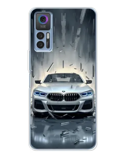 Чехол для TCL K23 5G с картинкой «BMW в свете фар»