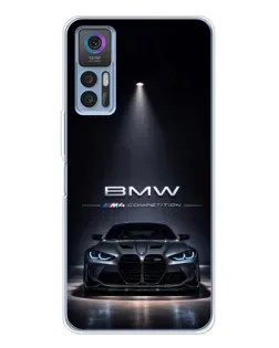 Чохол для TCL K23 5G з картинкою «BMW крізь нічне місто»