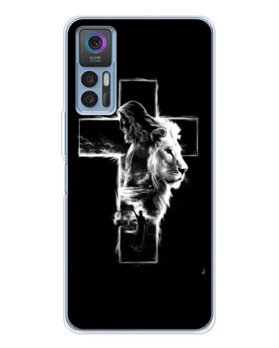 Чехол для TCL K23 5G с картинкой «Сияющий крест Jesus» Чехол для TCL K23 5G с картинкой «Сияющий крест Jesus»