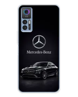 Чехол для TCL K23 5G с картинкой «Mercedes — решетка радиатора»