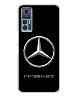 Чехол для TCL K23 5G с картинкой «Mercedes Silver Logo»