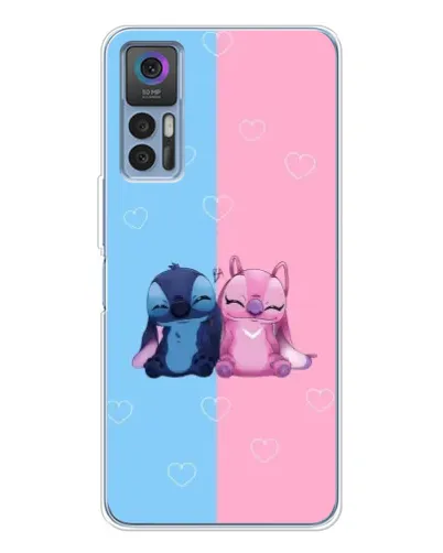 Чехол для TCL K23 5G с картинкой «Stitch и Angel Love» Чехол для TCL K23 5G с картинкой «Stitch и Angel Love»
