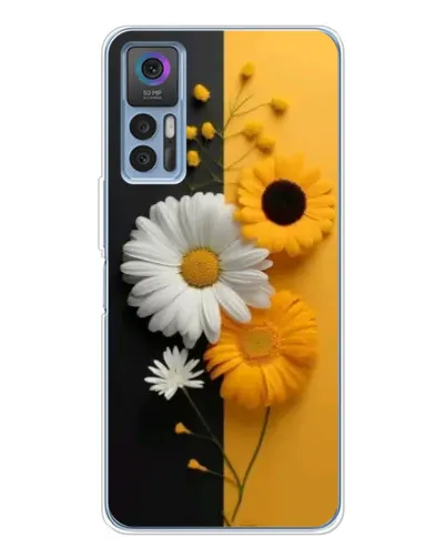 Чехол для TCL K23 5G с картинкой «Подсолнух и ромашка» Чехол для TCL K23 5G с картинкой «Подсолнух и ромашка»