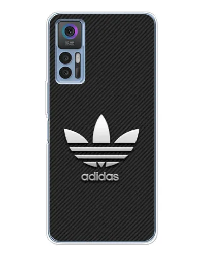 Чехол для TCL K23 с картинкой «Adidas Карбоновая текстура» Чехол для TCL K23 с картинкой «Adidas Карбоновая текстура»