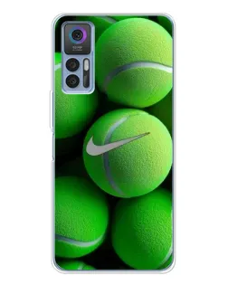Чехол для TCL K23 с картинкой «Теннисные мячи Найк»
