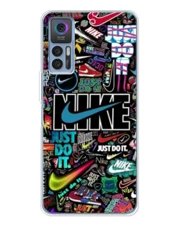 Чохол для TCL K23 з картинкою «Яскравий колаж Nike»