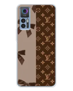 Чехол для TCL K23 с картинкой «Louis Vuitton — банты»