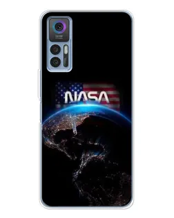 Чехол для TCL K23 с картинкой «Земля из космоса NASA»