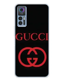 Чехол для TCL K23 с картинкой «Gucci — красный логотип»