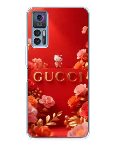Чехол для TCL K23 с картинкой «Gucci — золотой сад»