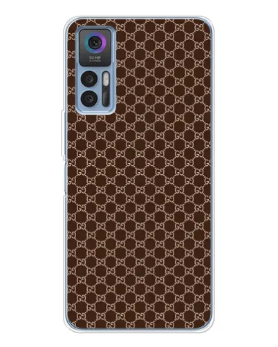 Чехол для TCL K23 с картинкой «Gucci — шоколадная сетка» Чехол для TCL K23 с картинкой «Gucci — шоколадная сетка»