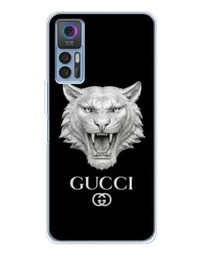 Чохол для TCL K23 з картинкою «Gucci — срібний лев» Чохол для TCL K23 з картинкою «Gucci — срібний лев»
