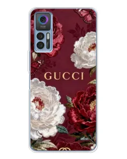 Чохол для TCL K23 з картинкою «Gucci — бордові троянди»
