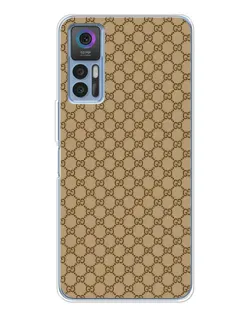 Чохол для TCL K23 з картинкою «Gucci — класичний беж»
