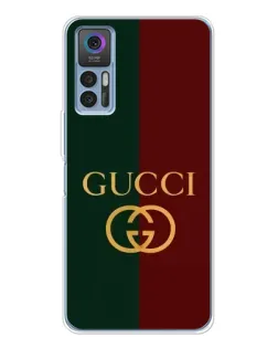 Чохол для TCL K23 з картинкою «Gucci — темно-зелений градієнт»