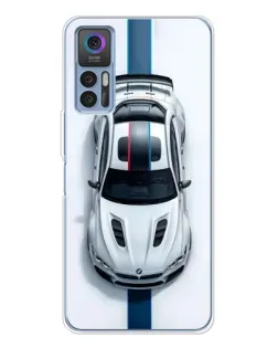 Чехол для TCL K23 с картинкой «Вид сверху — BMW M»
