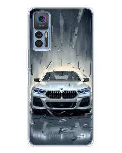 Чехол для TCL K23 с картинкой «BMW в свете фар»
