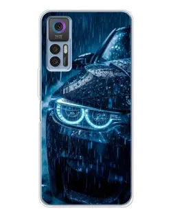 Чехол для TCL K23 с картинкой «BMW под дождем»