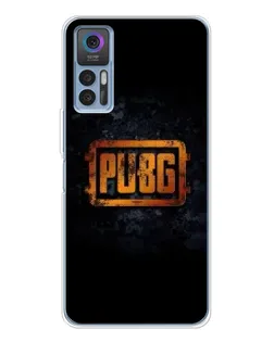Чохол для TCL K23 з картинкою «PUBG — золотий логотип»