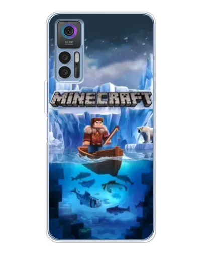 Чохол для TCL K23 з картинкою «Minecraft льодянийсвіт»
