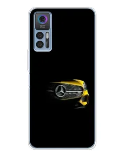 Чехол для TCL K23 с картинкой «Mercedes — ретро стиль»