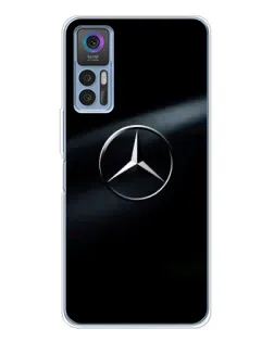 Чехол для TCL K23 с картинкой «Mercedes на металле»