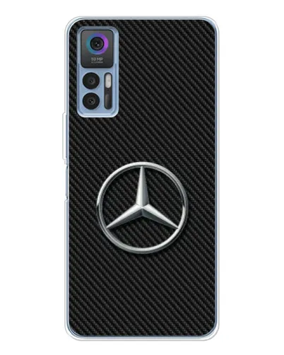 Чехол для TCL K23 с картинкой «Карбоновый Mercedes стиль» Чехол для TCL K23 с картинкой «Карбоновый Mercedes стиль»