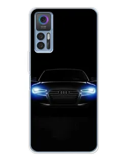 Чехол для TCL K23 с картинкой «Audi в неоне»