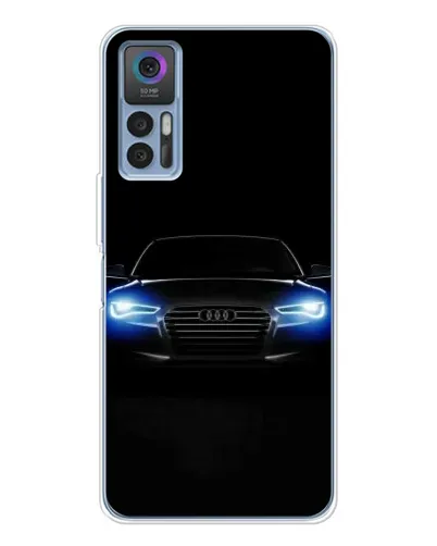 Чехол для TCL K23 с картинкой «Audi в неоне»