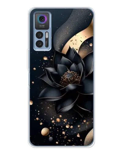 Чехол для TCL K23 с картинкой «Черный лотос»