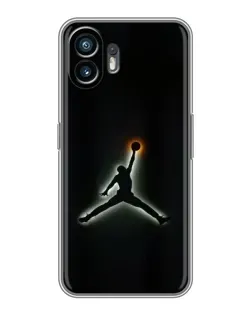 Чохол для TCL K70 Power з картинкою «Jordan Gradient Logo»