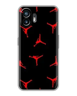 Чохол для TCL K70 Power з картинкою «Jordan Red Pattern»
