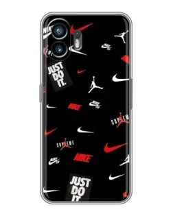 Чехол для TCL K70 Power с картинкой «Nike Mix Pattern»