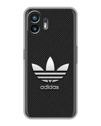Чохол для TCL K70 Power з картинкою «Adidas Карбонова текстура»