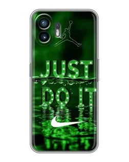 Чохол для TCL K70 Power з картинкою «Зелений неоновий Nike»
