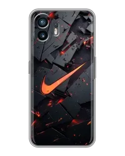 Чохол для TCL K70 Power з картинкою «Nike — ефект розломів»