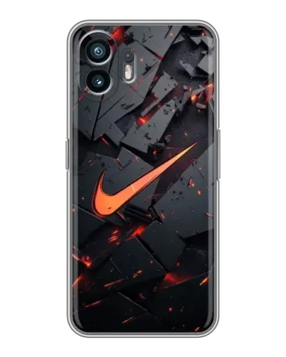 Чохол для TCL K70 Power з картинкою «Nike — ефект розломів» Чохол для TCL K70 Power з картинкою «Nike — ефект розломів»