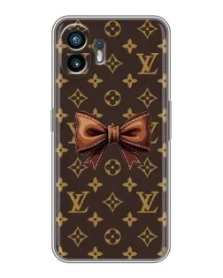 Чохол для TCL K70 Power з картинкою «LV з бантом»