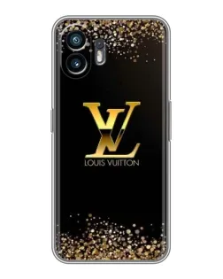 Чохол для TCL K70 Power з картинкою «LV — золоті іскри»
