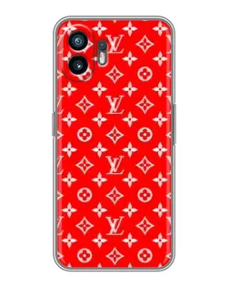 Чохол для TCL K70 Power з картинкою «Яскравий паттерн LV»