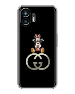 Чохол для TCL K70 Power з картинкою «Мінні Маус на лого»