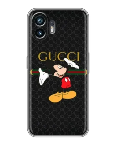 Чохол для TCL K70 Power з картинкою «Міккі Маус Gucci» Чохол для TCL K70 Power з картинкою «Міккі Маус Gucci»