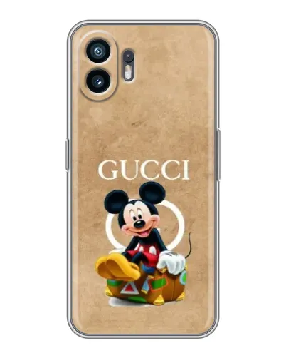 Чохол для TCL K70 Power з картинкою «Міккі Маус Gucci — крафт» Чохол для TCL K70 Power з картинкою «Міккі Маус Gucci — крафт»