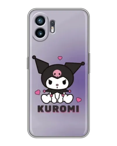 Чохол для TCL K70 Power з картинкою «Kuromi — фіолетовий арт»