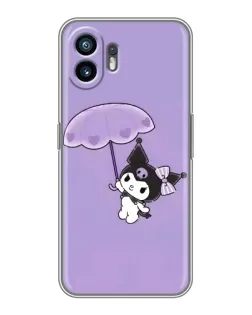 Чохол для TCL K70 Power з картинкою «Kuromi з парасолькою» Чохол для TCL K70 Power з картинкою «Kuromi з парасолькою»