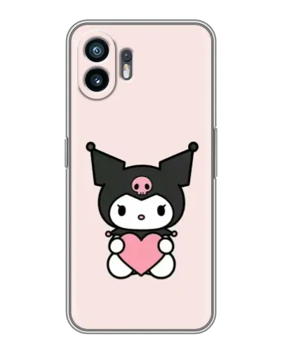 Чохол для TCL K70 Power з картинкою «Kuromi та серце»