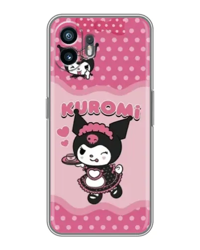 Чохол для TCL K70 Power з картинкою «Kuromi в окулярах»