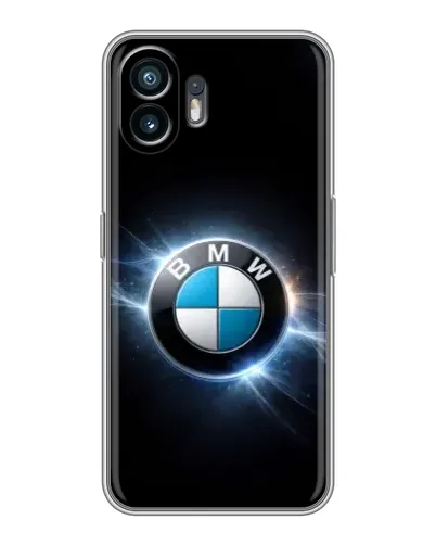 Чохол для TCL K70 Power з картинкою «BMW — неонове сяйво»